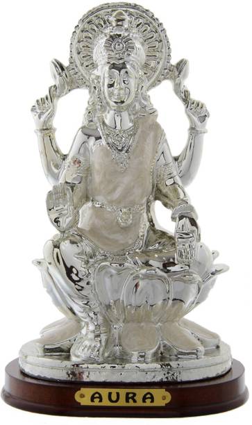 JaipurCrafts Goddess Laxmi Sitting On Lotus God Idol for Home/Office Decorative Showpiece  -  20.32 cm