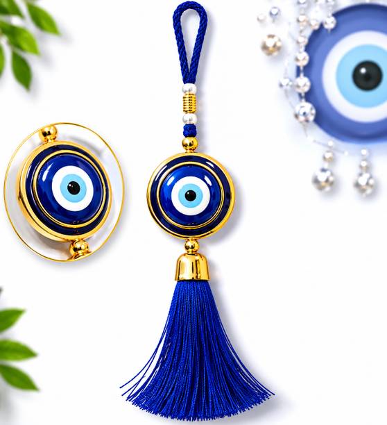Akshita Evil Eye Hanging Decorative Showpiece  -  10 cm