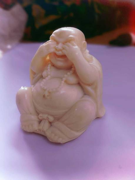 JaipurCrafts Feng Shui Laughing Buddha Idol Showpiece for living room Decorative Showpiece  -  5.08 cm