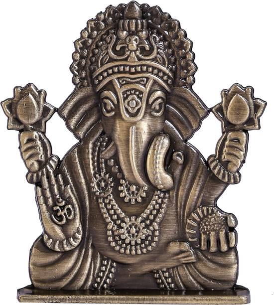 ringzinnie ganesha idol for car dashboard Decorative Showpiece  -  6 cm