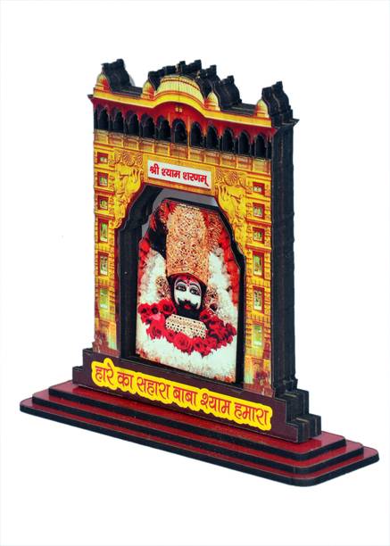 Divine Collections Enterprises Khatu Shyam Baba Toran Dwar, डेकोरेटिव शोपीस  -  14 cm