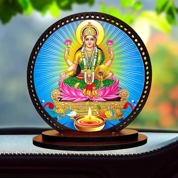 Pawandeep Lord Laxmi Dashboard idol for Car and Home Decorative Showpiece  -  3 cm