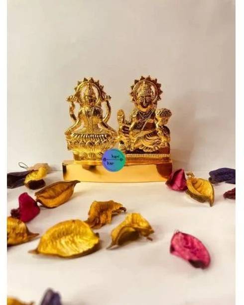 HARIDWARR Laxmi Kuber Idol Decorative Showpiece  -  11 cm