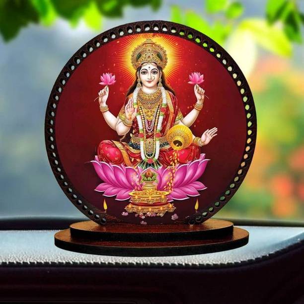 AJStore Lord Laxmi ji Idol for car Dashboard & Home Decorative Showpiece  -  7.62 cm