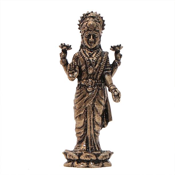 Kalarambh Brass Lakshmi Idol Decorative Showpiece  -  3.81 cm