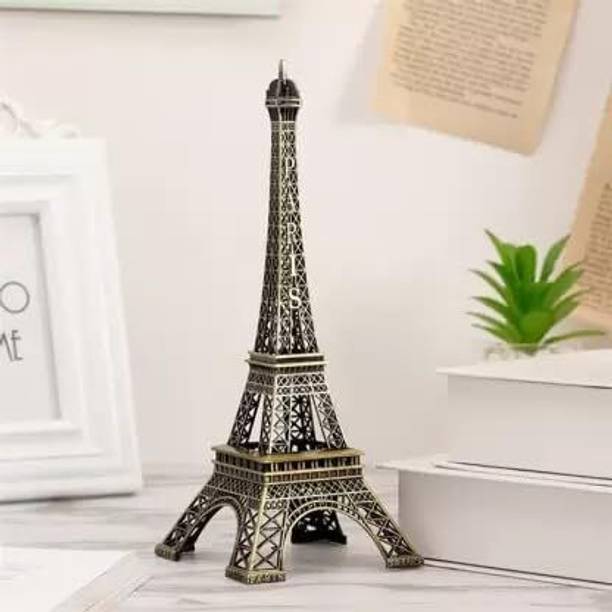 APEROL DESIGN Paris Eiffel Tower Miniature Metal Showpiece – Home Office Room Cabinet Decorative Showpiece  -  13 cm