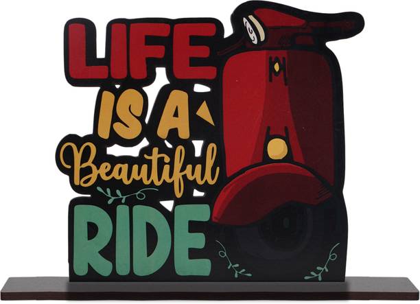 PVL Motivational quote for home living room table office desk wall shelf decoration Decorative Showpiece  -  15 cm
