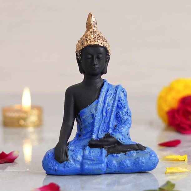 JaipurCrafts Premium Lord Gautam Buddha Statue Showpiece for Home/Office Decor Decorative Showpiece  -  12.5 cm