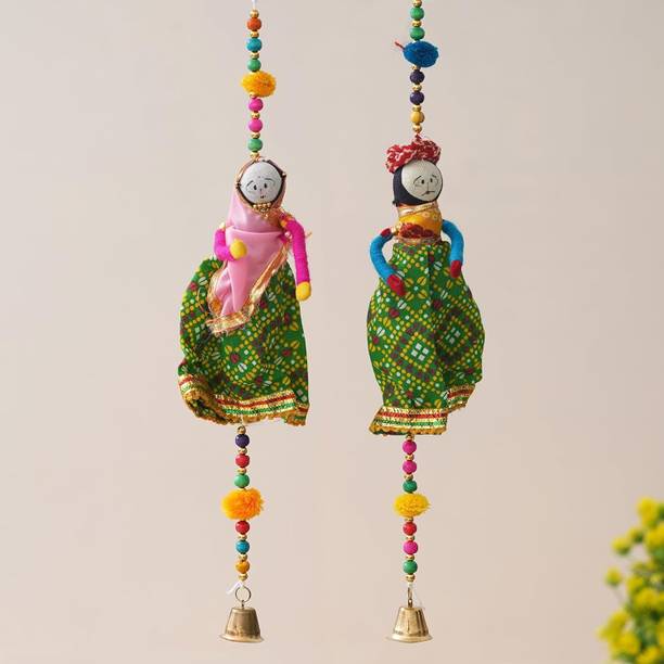 JaipurCrafts Rajashtani Copule" Wall Art Decor| Wooden Wall hanging Decorative Showpiece  -  40.64 cm