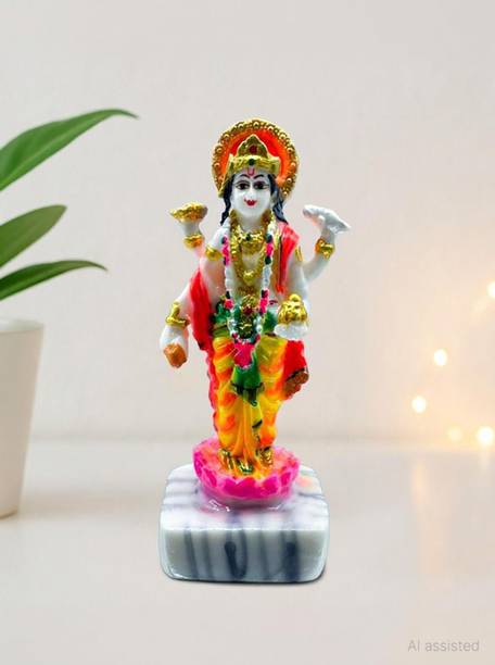 Sudaya lord Dhanvantari murti,Divine blessing gift, home decor Decorative Showpiece  -  12.5 cm