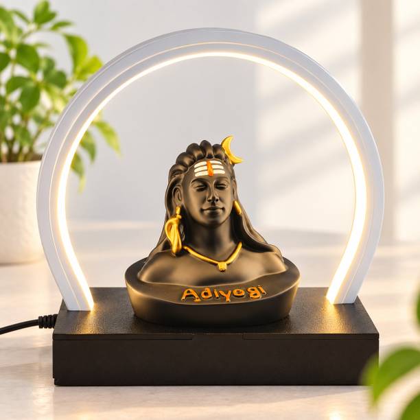 Adiyogi shiva Adiyogi Shiva LED Night Lamp & Home Decor Showpiece Decorative Showpiece  -  20 cm