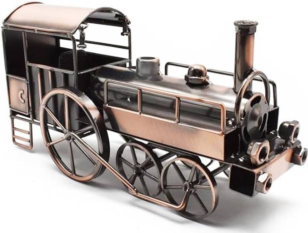 decorly decorly Metal Antique Vintage Car engine Decorative Showpiece  -  28 cm