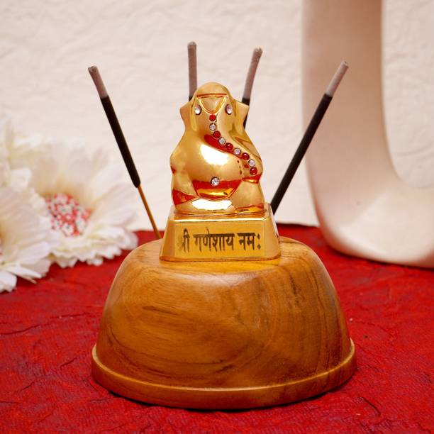 VAMA VAMA Siddh Ganesh Ji Cast Iron Idol | Energized in Ujjain | Success & Wisdom Decorative Showpiece  -  7 cm