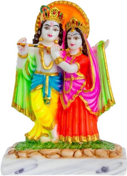krishnagallery1 Lord Radha Krishna statue Murti Marble Finish , Radha Krishan Statue Decorative Showpiece  -  22 cm