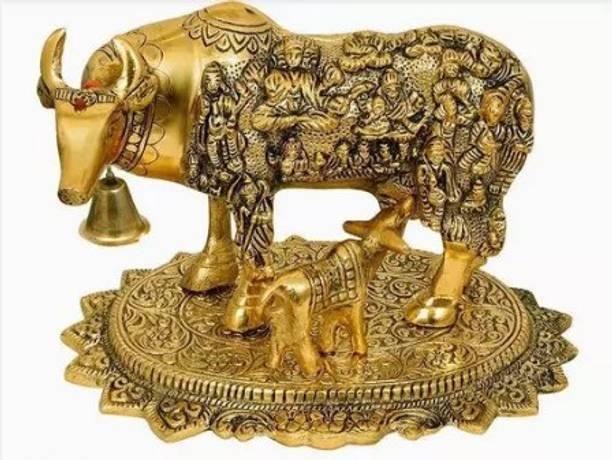 pranchi Kamdhenu cow Decorative Showpiece  -  10 cm