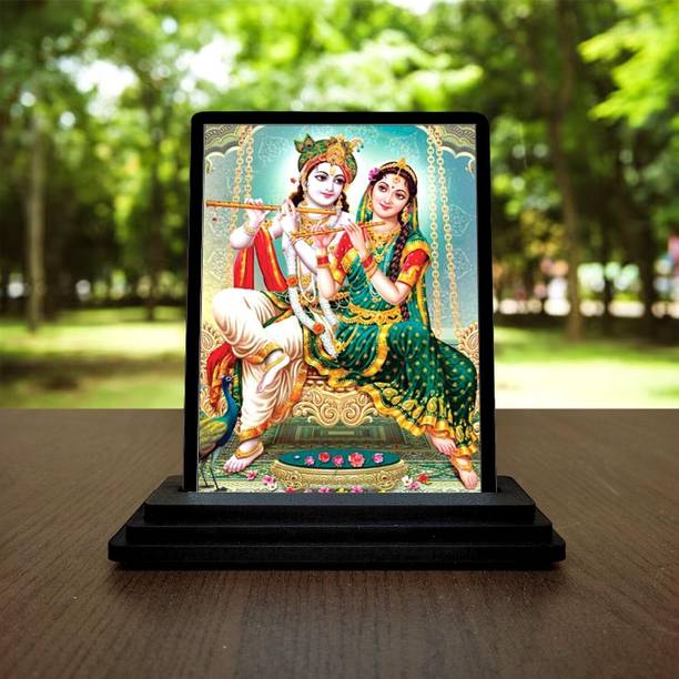 Kunjcrafts Radha Krishna Car Showpiece Decorative Showpiece  -  10 cm