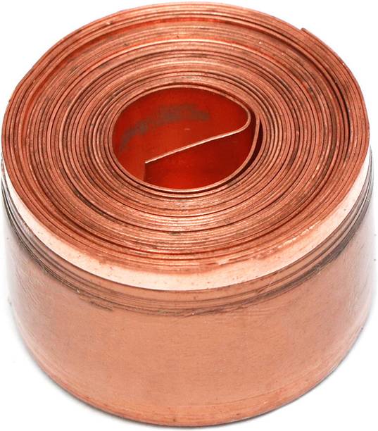 TREEMAISON Copper Strip For Vastu Remedy {8 Feet, 25 MM Width, 0.3 MM Thickness} {Pack-01} डेकोरेटिव शोपीस  -  11 cm