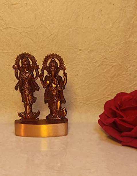 DARIDRA BHANJAN Ganesha ,Ganesh ji ki murti|ganpati|Ganesha statue Laxmi Devi Idol Statue Decorative Showpiece  -  12 cm