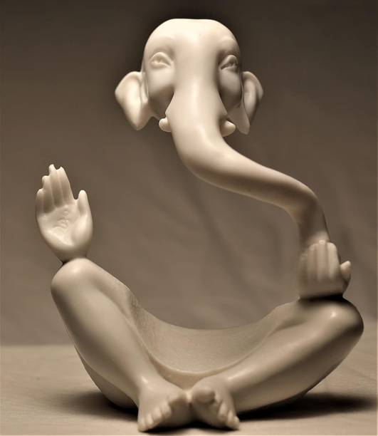 Sai Divya Antique Finish Lord SHRI Ganesha Statue Decorative Showpiece  -  20 cm