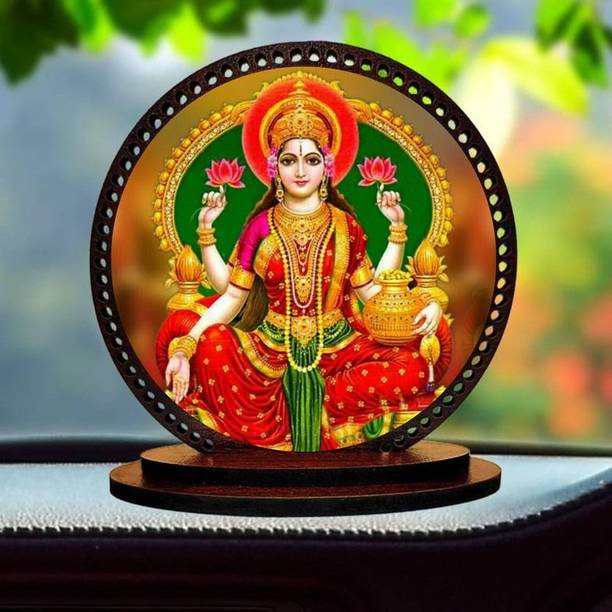 AJStore Lord Laxmi ji Idol for car Dashboard & Home Decorative Showpiece  -  7.62 cm