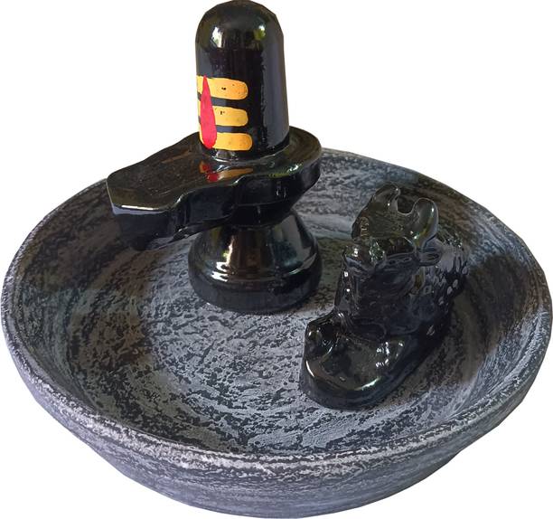 OZOSA Shivling Shiva idol murti Decorative Showpiece  -  12.5 cm