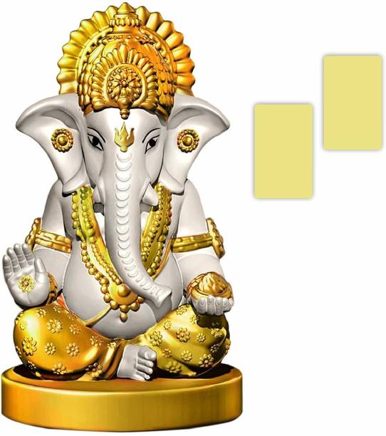 JD FRESH Ganesh Idol for Home/God Idols/Ganpati Murti/Ganesh Ji for Puja Home/Office Decorative Showpiece  -  22 cm