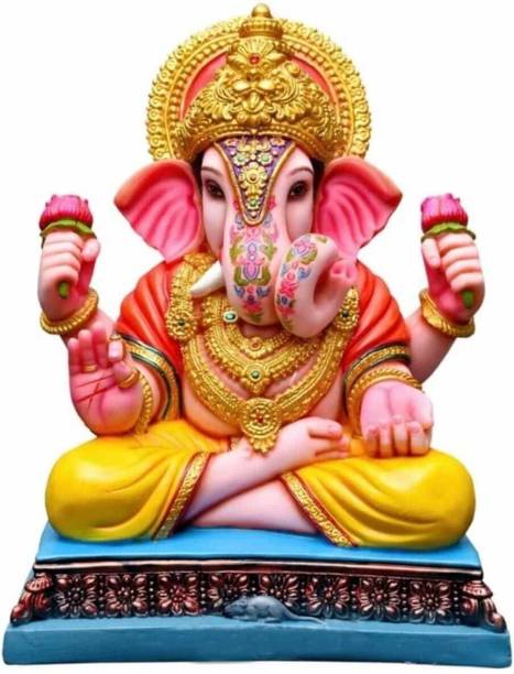 krishnagallery1 Designer Ganesha Murti For Home , Office Decorative Showpiece  -  11 cm