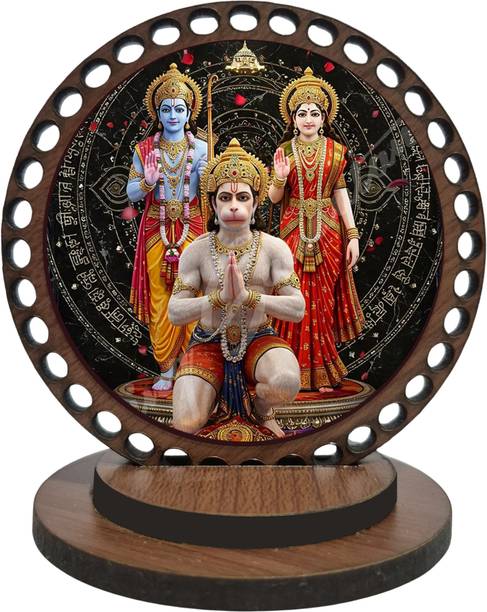 DECOCRU Hanuman ji Ram with Sita Car Dashboard, Home Decorative Showpiece  -  8.382 cm