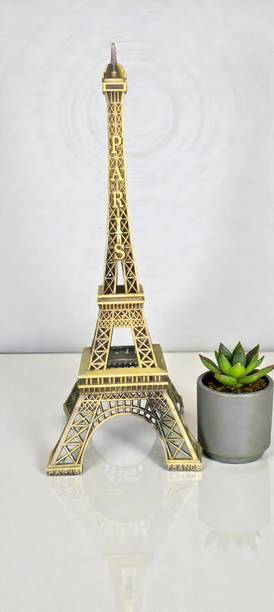 canv Eiffel Tower Decorative Showpiece  -  23 cm