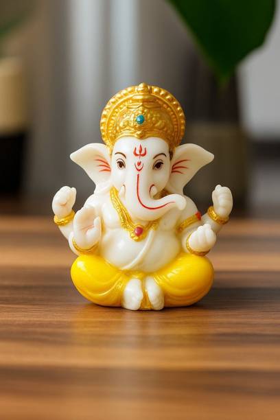 WearCraftJPR 1101 Ganesh Ji Statue Decorative Showpiece  -  7 cm