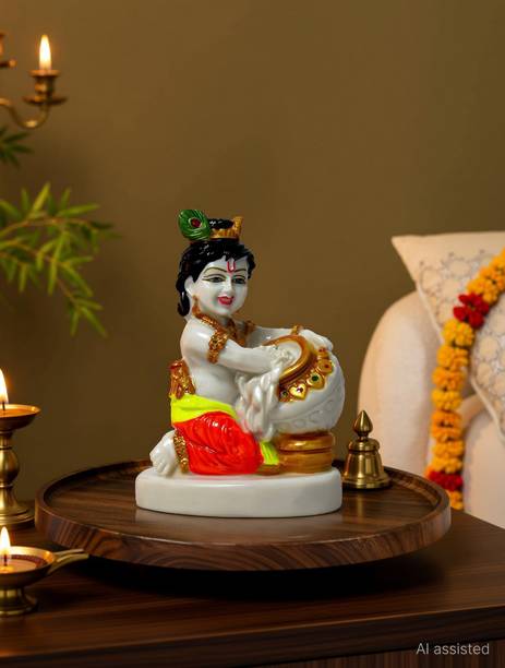Sudaya Idol God Bal Krishna Bal Gopal ,idol,murti,Heme Decore,staue Decorative Showpiece  -  4.5 cm