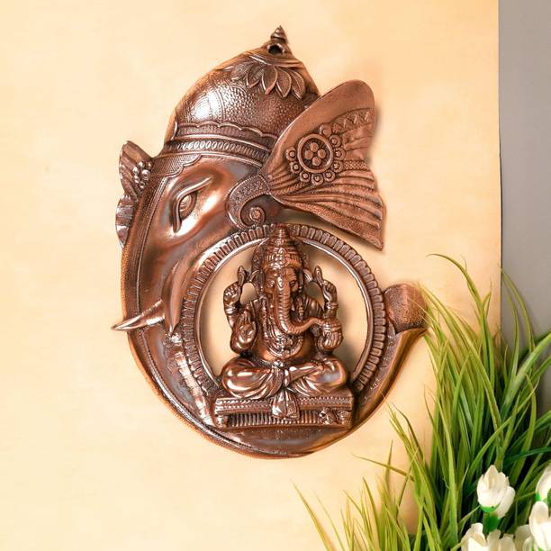 Apkamart Ganesh Wall Hanging - For Home, Puja & Religious Decor Decorative Showpiece  -  43 cm