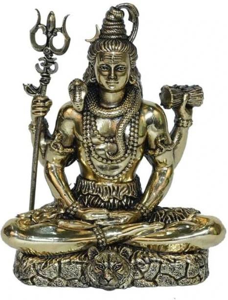 Tsl Shiva Idol | Lord Shiva Idol | Idol for Gifting |Idol for Mandir , Home & Office Decorative Showpiece  -  6.4 cm