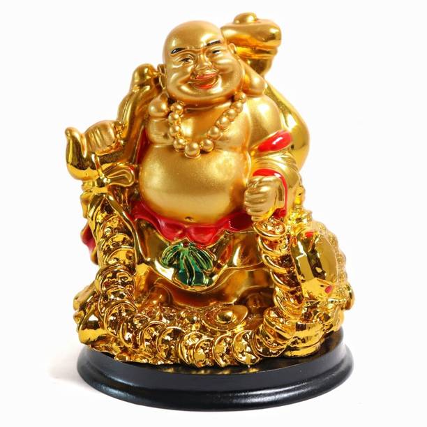 The Spiritual Living Laughing Buddha |7.5 Inch Laughing Buddha Statue for Money |Vastu Feng Shui Item Decorative Showpiece  -  19.1 cm