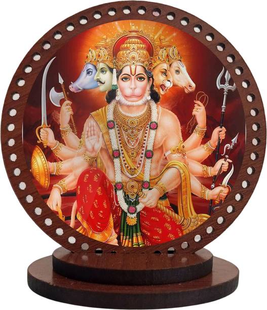 DECOCRU Panchmukhi Hanuman Car Dashboard, Home Decorative Showpiece  -  8.382 cm