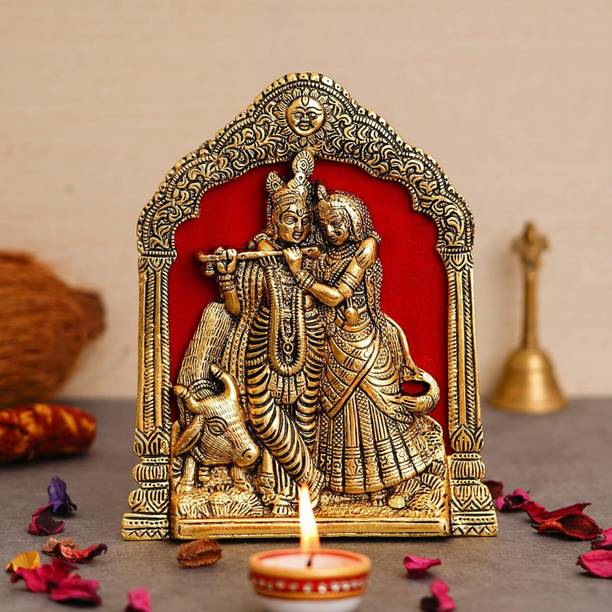 Flipkart SmartBuy Premium Radha Krishna Idol Statue Wall Hanging for Home and Office Decor Decorative Showpiece  -  20.32 cm