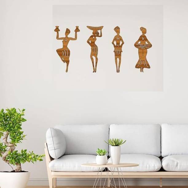 Ativan decor Home Decor Tribal Women Wall Art Decor for Stylish Interiors Wall Decor Decorative Showpiece  -  0.5 cm