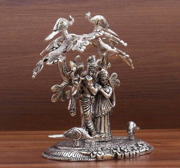 Shri Kaila Maa Art Gallery RADHA KRISHNA IDOL STATUE Decorative Showpiece  -  9.5 cm
