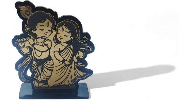 DHANIPASALA RadhaKrishan Car Dashboard डेकोरेटिव शोपीस  -  10.5 cm