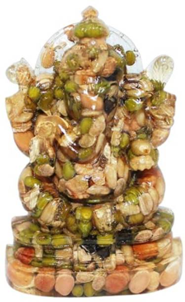suvasane Navadhanya Ganesh Idols for Pooja Decorative Showpiece  -  5 cm