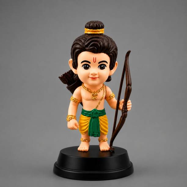 Tendyzonal Lord Ram Lalla Premium Figurine for Home, Office & Car Dashboard Decor Decorative Showpiece  -  11 cm