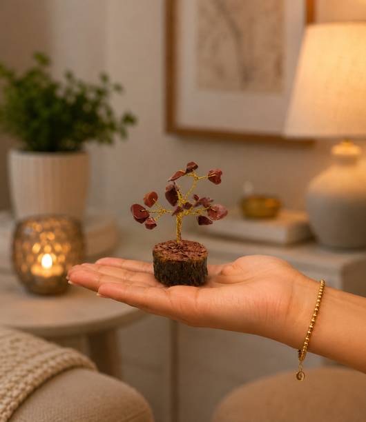 SBBCO DIVINE MAGNET Luxury Brown Prosperity Tree Decor Decorative Showpiece  -  4.1 cm