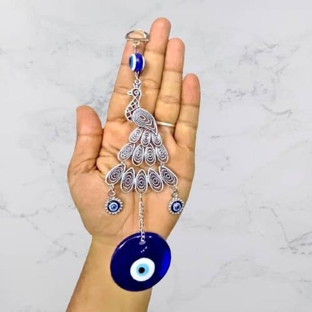 ShalluS mor evil eye Decorative Showpiece  -  10 cm