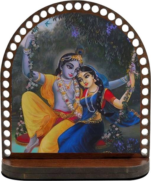 ar creative Radha and Krishna Car Dashboard Idol, God Statue For Car, Home, Office Decorative Showpiece  -  7.62 cm