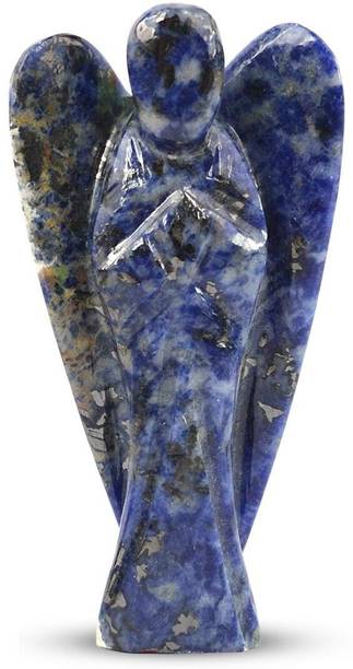 REIKI CRYSTAL PRODUCTS Natural Sodalite Crystal Angel Size 7.6 cm (3 inch) Decorative Showpiece  -  7.5 cm