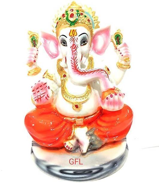 gifts for love Ganesh ji ki Stone murti Decorative Showpiece  -  8 cm