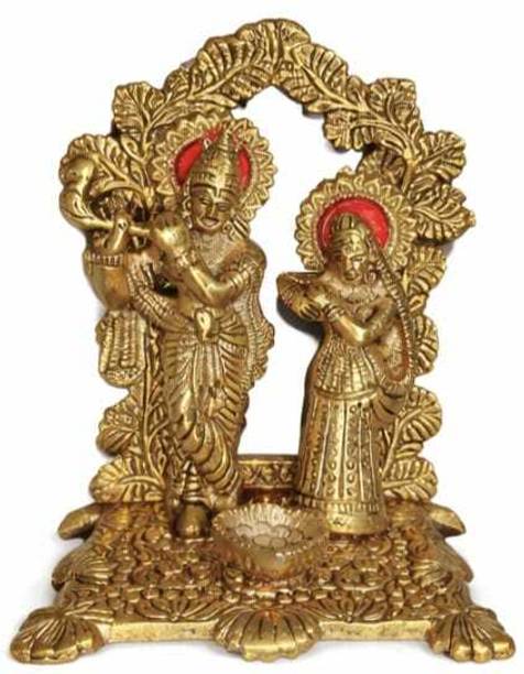Radha Krishna JI Decorative Showpiece  -  17 cm