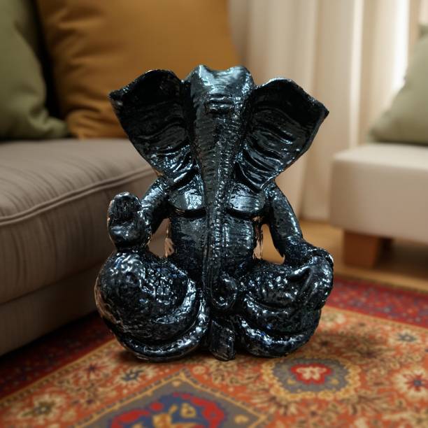 swaroopa Ganesh murti Showpiece Decorative Showpiece  -  9 cm