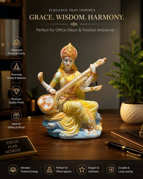 Radhe Radhe creation RRCSAR15 Decorative Showpiece  -  15 cm