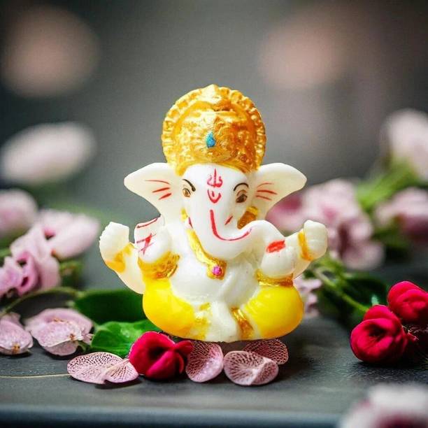 Miss Peach Handcrafted Lord Ganesha Idols for home decor|God idols for car dashboard|Ganesha Idol for car dashboard, gifts And home|Ganesha statue in Religious Idols|ganesh idol in Spiritual & Festive Décor|decoration items for house|handicraft home decor|showpieces figurines|table decoration items|home decor showpieces|Decorative items for room in Racks & Shelves|handicraft items|Ganesh ji ki murti|ganpati |statues|statue of gods |statue for car|statue for home|Showpieces &Figurines|showpiece gift sets|showpiece for living room|Ganesha showpiece |showpiece for home| Decorative Showpiece  -  9 cm